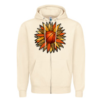 Sandshell Basketball Sunflower Zipper Hoodie - Jasminsmagicworld