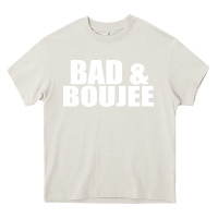 Cream bad & boujee Heavy Core Tee - artisFamous