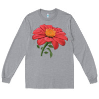 Heather Grey del sol sunflower Long Sleeve Tee - LillyAllenDesigns