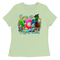 Matcha name flying into 100 days of school Ladies Tee - CowhideDigitalArt