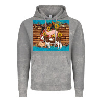 Cloud Rock western farm cow pig rooster chick farm chicken barn Vintage Hoodie - Artiststas