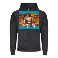 Vintage Black western farm cow pig rooster chick farm chicken barn Vintage Hoodie - Artiststas