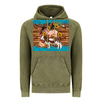 Vintage Olive western farm cow pig rooster chick farm chicken barn Vintage Hoodie - Artiststas