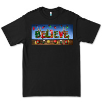 Black christmas believe license plate Premium Tee - BundleAndBundleShop
