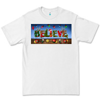 White christmas believe license plate Premium Tee - BundleAndBundleShop