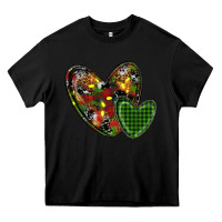 Black christmas heart Heavy Core Tee - RanaPortraitStore