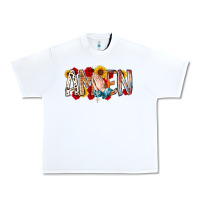 White amen Urban Heavy Tee - RacoonDesign