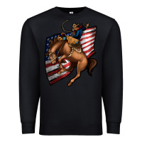 Black American Cowboy Premium Sweatshirt - Jasminsmagicworld