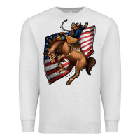 Oatmeal Heather American Cowboy Premium Sweatshirt - Jasminsmagicworld