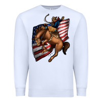 White American Cowboy Premium Sweatshirt - Jasminsmagicworld