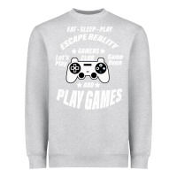 Heather Grey Escape Reality Heavyweight Sweatshirt - Bettercallsaul