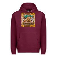 Burgundy coffee time gnomies mug coaster Premium Hoodie - BarkalooDesign