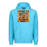Ocean Blue coffee time gnomies mug coaster Premium Hoodie - BarkalooDesign