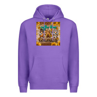 Purple coffee time gnomies mug coaster Premium Hoodie - BarkalooDesign