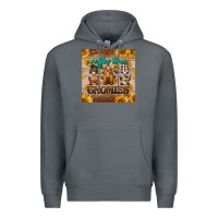 Rock coffee time gnomies mug coaster Premium Hoodie - BarkalooDesign