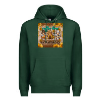 Sports Green coffee time gnomies mug coaster Premium Hoodie - BarkalooDesign