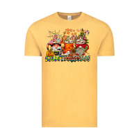 Vintage Mustard Hallothanksmas Gnome Coffee Cups Vintage Tee - CowhideDigitalArt
