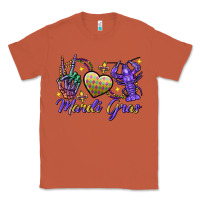 Copper Peace love crawfish Mardi Gras skeleton hand Classic Tee - FaDigitalArtStudio