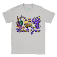 Moon Dust Peace love crawfish Mardi Gras skeleton hand Classic Tee - FaDigitalArtStudio