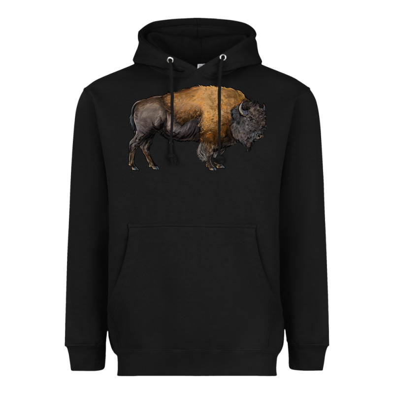 American Bison Body Heavyweight Hoodie by RanaPortraitStore | Teevron