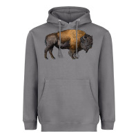 Storm american bison body Heavyweight Hoodie - RanaPortraitStore