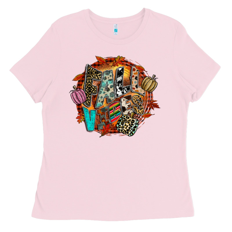 Fall Vibes Ladies Tee by CowhideDigitalArt | Teevron