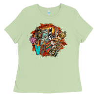 Matcha Fall Vibes Ladies Tee - CowhideDigitalArt