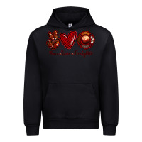 Black Peace Love Firefighter Urban Hoodie - RanaPortraitStore