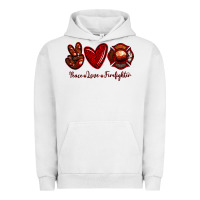 Pigment Lunar Rock Peace Love Firefighter Urban Hoodie - RanaPortraitStore