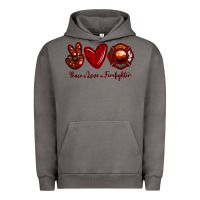 Pigment Tornado Peace Love Firefighter Urban Hoodie - RanaPortraitStore
