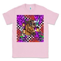 Bubblegum Pink halloween horse Classic Tee - BarkalooDesign