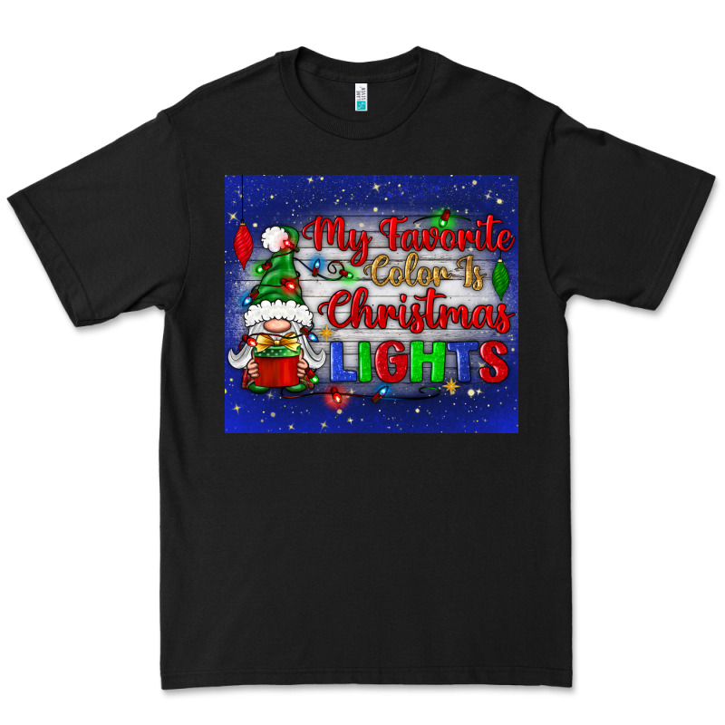 My Favorite Color Is Christmas Lights Premium Tee by BundleAndBundleShop | Teevron