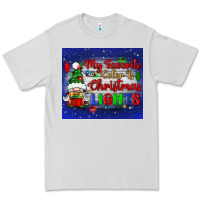 Dove Grey my favorite color is Christmas lights Premium Tee - BundleAndBundleShop