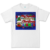 White my favorite color is Christmas lights Premium Tee - BundleAndBundleShop