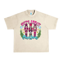 Sandshell Nuts About Christmas Urban Heavy Tee - CowhideDigitalArt
