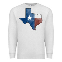 Oatmeal Heather Texas Watercolor Map Premium Sweatshirt - Jasminsmagicworld