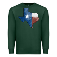 Sports Green Texas Watercolor Map Premium Sweatshirt - Jasminsmagicworld