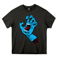 Asphalt santacruz screaming hand Heavy Core Tee - artisFamous