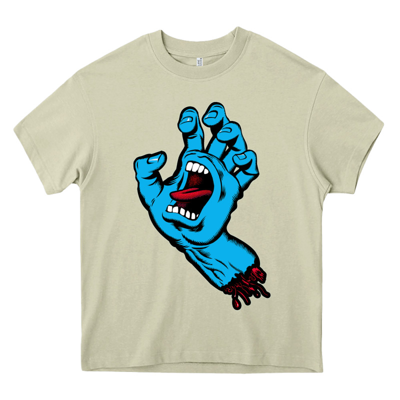 Santacruz Screaming Hand Heavy Core Tee by artisFamous | Teevron