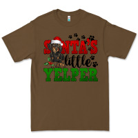 Cacao Santa's Little Yelper Premium Tee - FaDigitalArtStudio