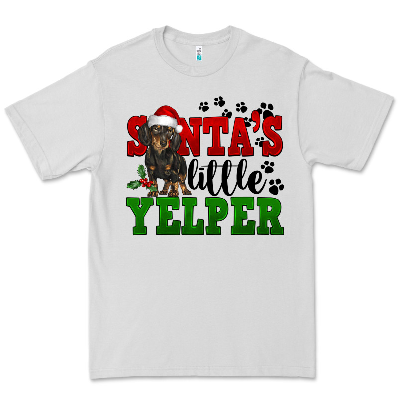 Santa's Little Yelper Premium Tee by FaDigitalArtStudio | Teevron