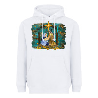 White oh holy night western Heavyweight Hoodie - RanaPortraitStore