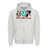 Peace Love Aussie Zipper Hoodie | Teevron