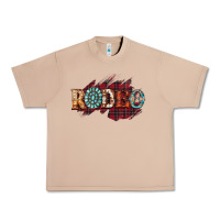 Burro Rodeo Christmas Urban Heavy Tee - CowhideDigitalArt