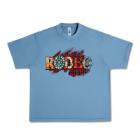 Pebble Blue Rodeo Christmas Urban Heavy Tee - CowhideDigitalArt