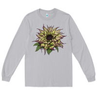 Moon Dust sun   fill purple sunflower Long Sleeve Tee - LillyAllenDesigns