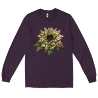 Plum sun   fill purple sunflower Long Sleeve Tee - LillyAllenDesigns