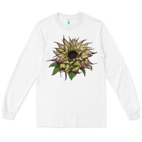 White sun   fill purple sunflower Long Sleeve Tee - LillyAllenDesigns