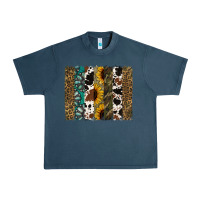 Midnight Navy Western Brushstroke Urban Heavy Tee - Jasminsmagicworld