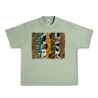 Oil Green Western Brushstroke Urban Heavy Tee - Jasminsmagicworld